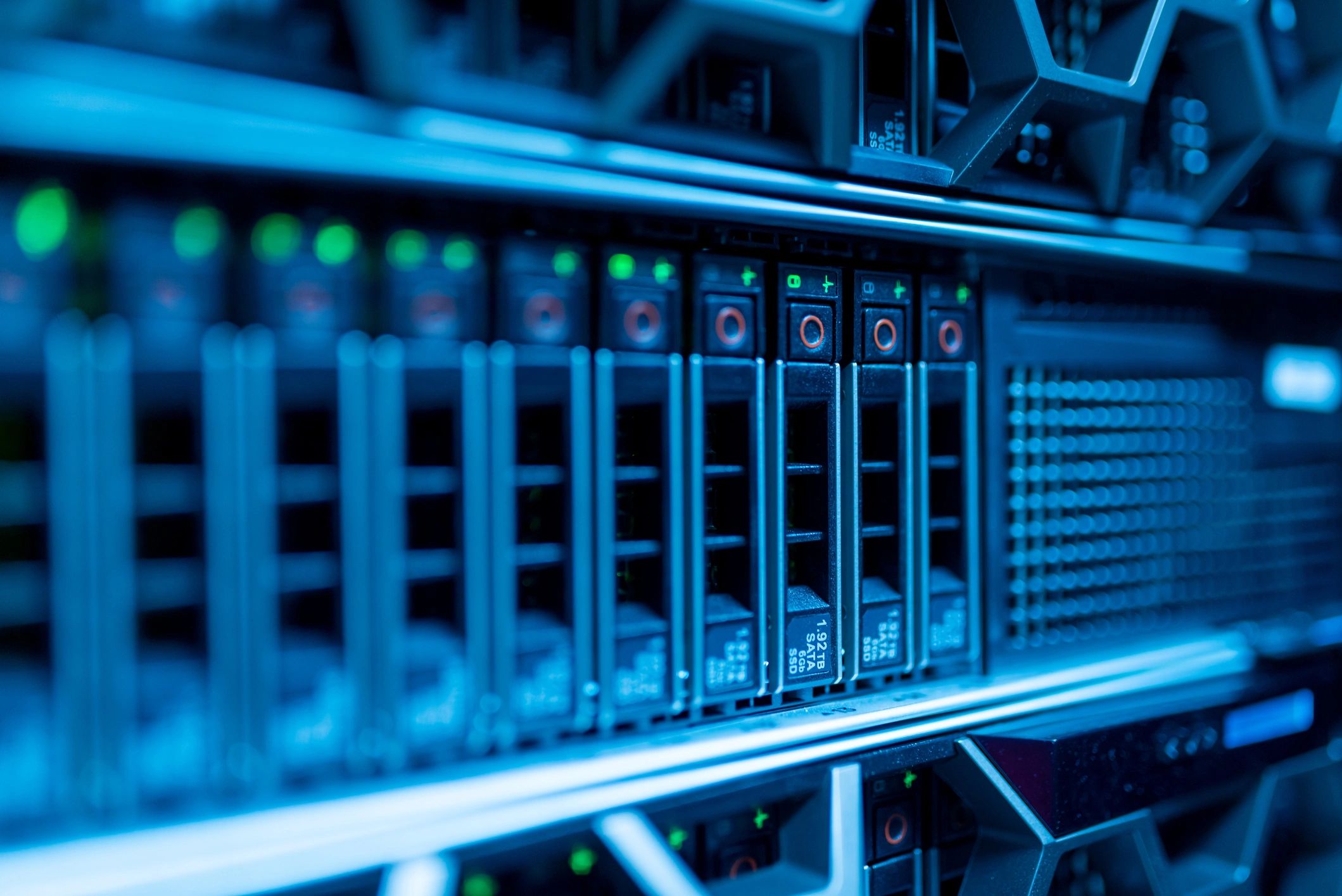 cloud computing server room